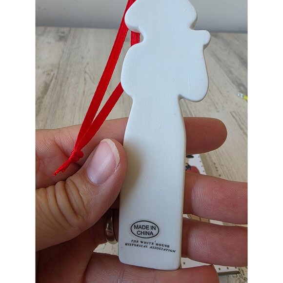 White House Fife musician porcelain ornament RARE Xmas drum corps army president - Picture 4 of 6